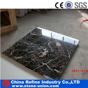 Chinese Hang Grey Marble With Red Veins Tiles