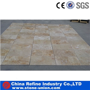 Chinese Honed Beige Travertine Slabs & Tiles