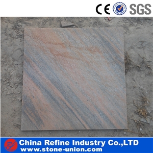 Chinese Multi Color Quartzite Flooring Tiles