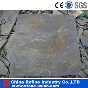 Chinese Rusty Brown Slate Flooring Tiles