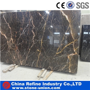 Chinese Tulips Brown Coffee Marble Slabs And Tiles