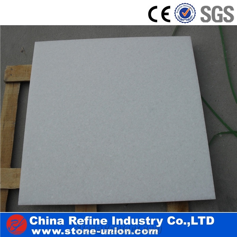 Crystal White Marble Polished Tiles Wall Cladding
