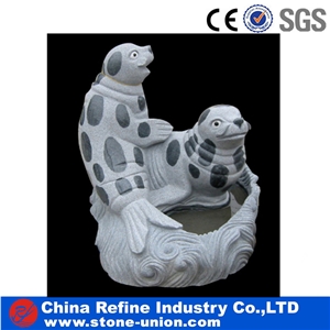 G682 Yellow and Beige Rusty Granite Fountains