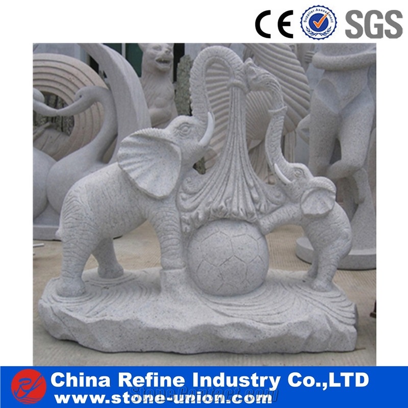 Garden Decoration Elephant Carving Stone
