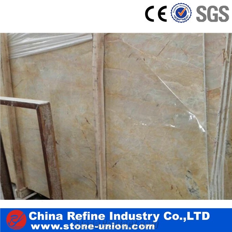 Golden Veins and Grains Onyx Tiles and Slabs