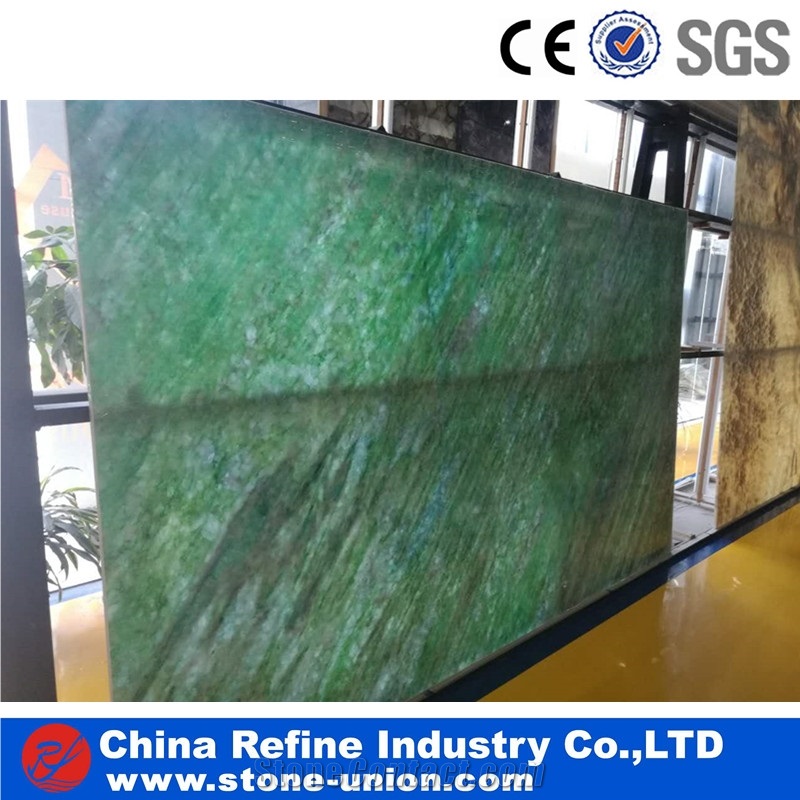 Green Onyx Slabs for Home Indoor Decoration