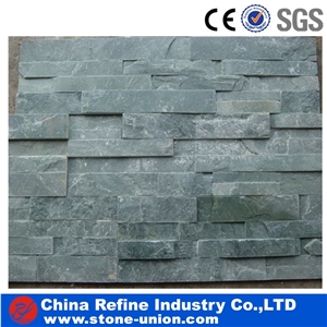 Green Slate Flat Cultured Stone,Slate Wall Panel
