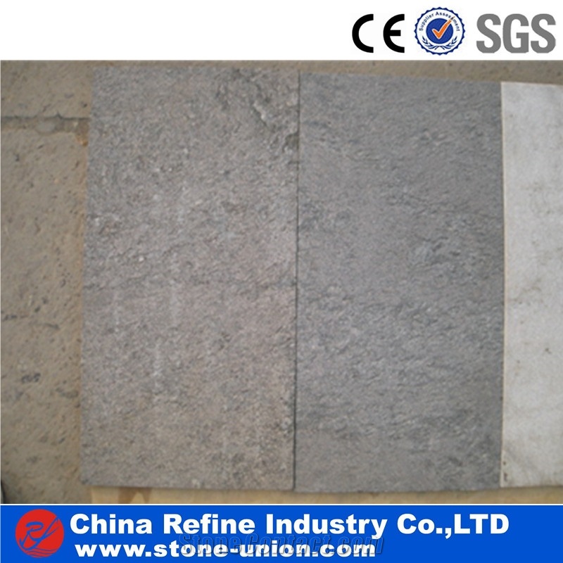 Grey Flamed Quartzite Flooring Tiles & Wall Tiles