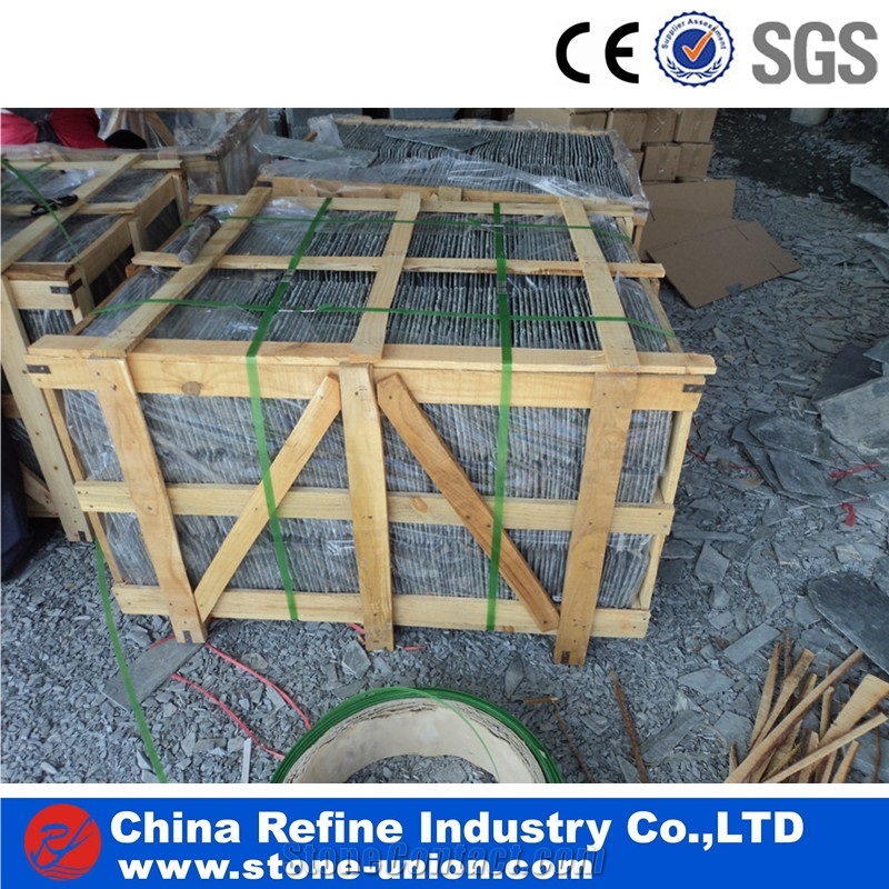 Grey Natural Chinese Slate Roofing Slate Tiles