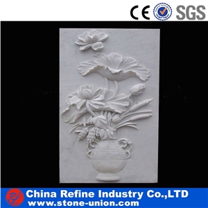 Hot Sale Indoor Marble Wall Relief Sculpture For Decor