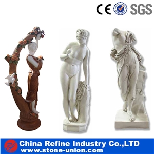 Landscaping White Marble Statue,Modern Sculpture