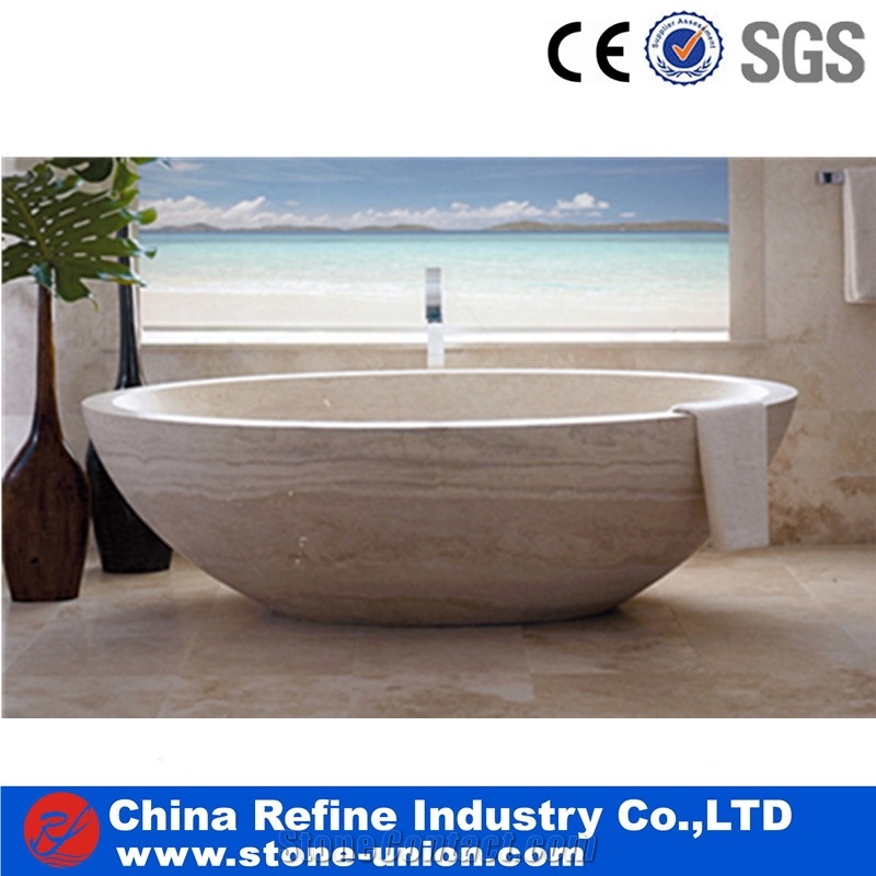 Luxury Freestanding Stone Resin Bathroom Bath Tub
