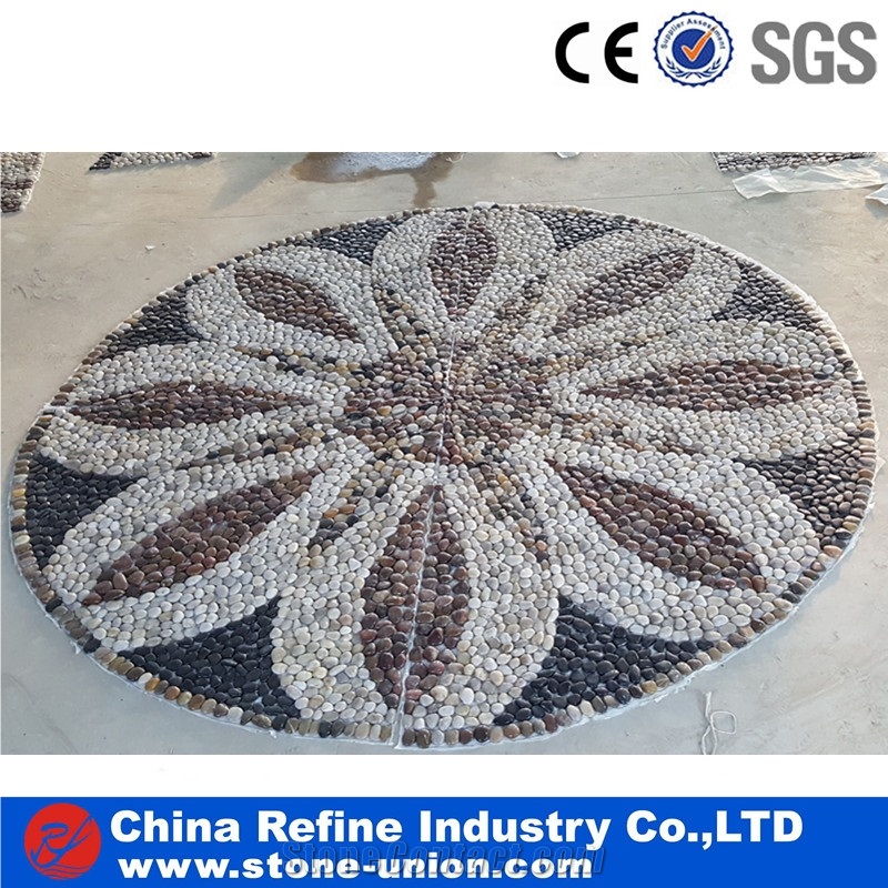 Marble Water Jet Medallion Natural Stone Mosaic