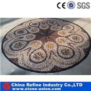 Marble Water Jet Medallion Natural Stone Mosaic