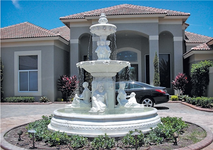 Outdoor Decoration Garden Marble Water Fountain