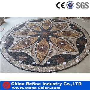 Pebble Stone Mosaic Flooring,Garden Covering Tile