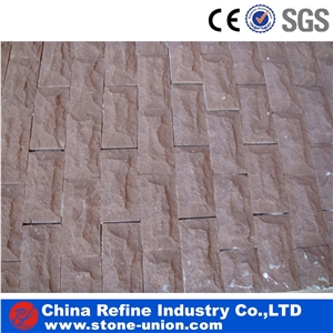Purple Wooden Grain Sandstone Slabs & Floor Tiles