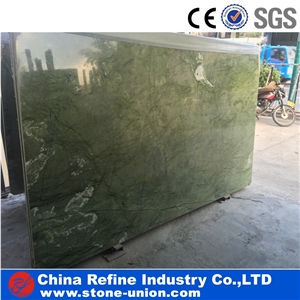 Verde Jade Ming Green Dandong Marble Slabs Tiles