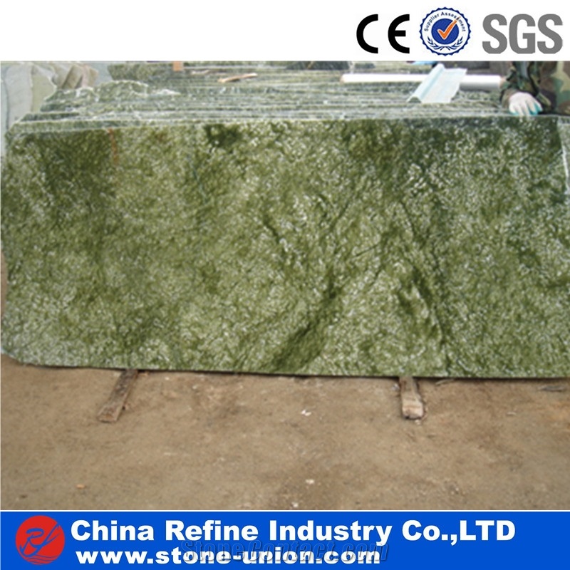 Verde Jade Ming Green Dandong Marble Slabs Tiles