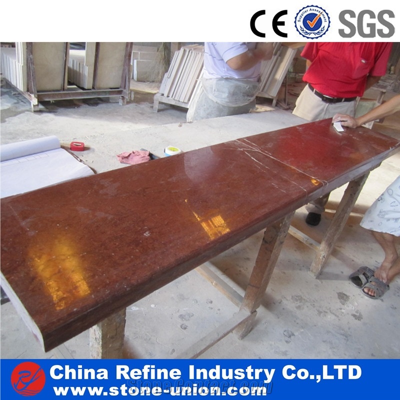 Wholesale Chinese Coral Red Marble Tiles And Slabs