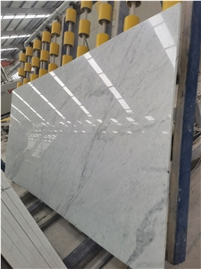 Bianco Cararra Marble Slabs and Tiles