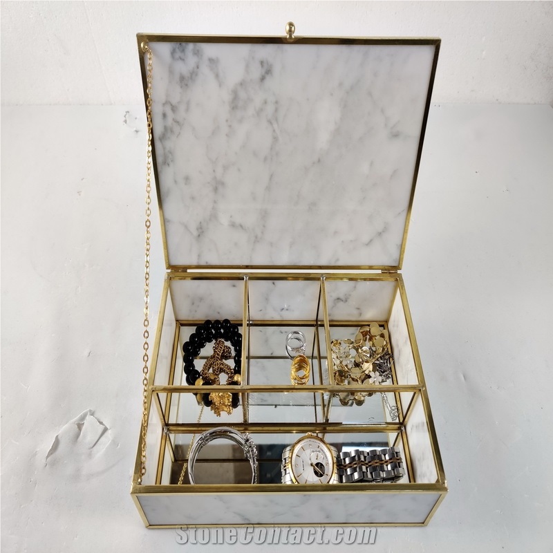 Amazing Marble Stone for Girls Jewerly Boxes