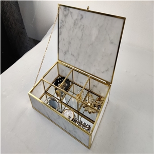 Amazing Marble Stone for Girls Jewerly Boxes