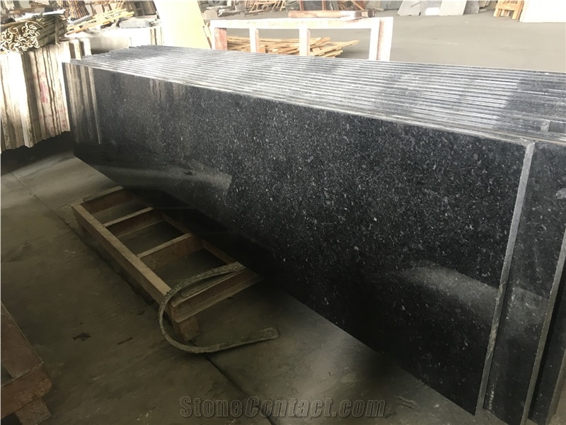 Angola Black Granite Slab Tiles