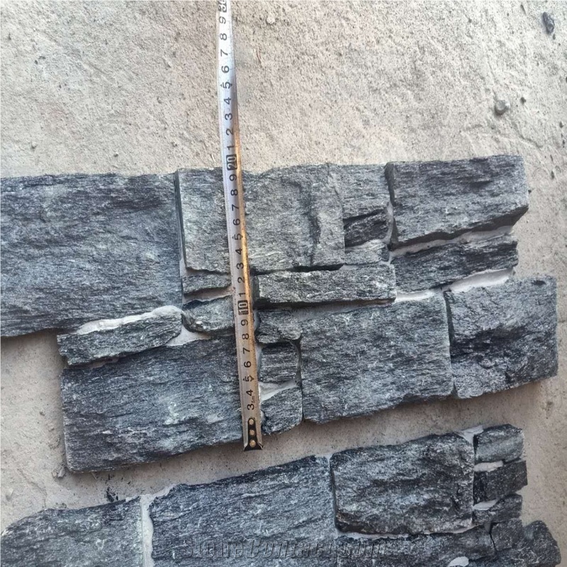 Black Slate Stone Wall Cladding Ledge Stone