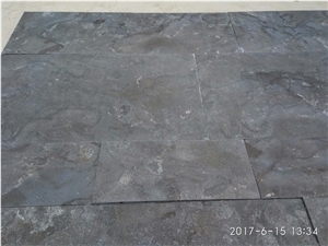 China Blue Limestone Flooring Pavers Kerbstone