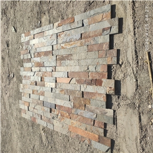 China Natural Slate Ledge Stone Wall Panels