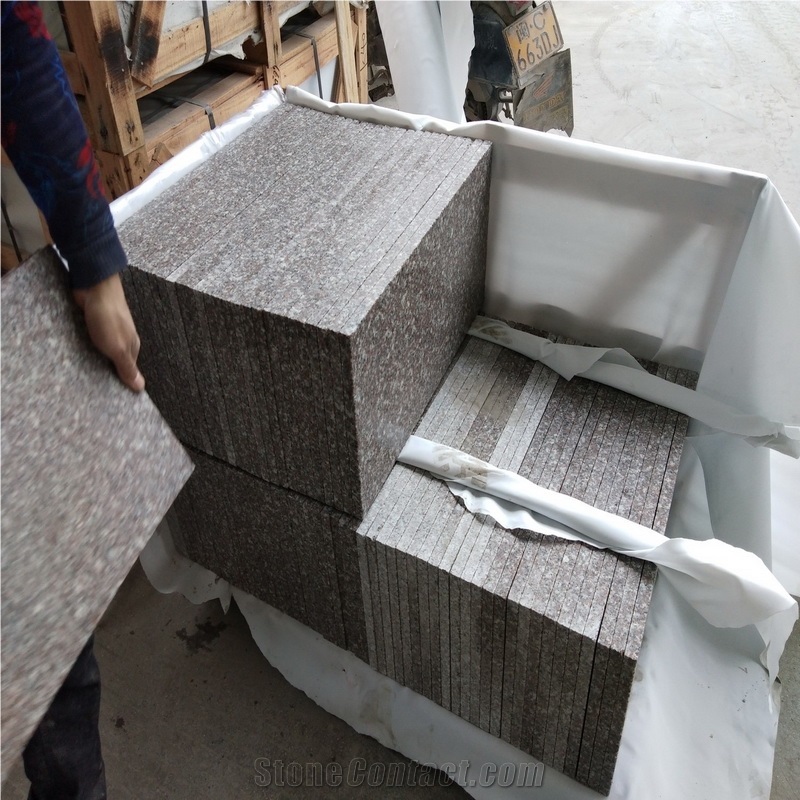 China Old G664 Brown Granite Slab Tiles