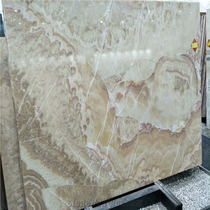 China White Yellow Onyx Slab Walling Flooring