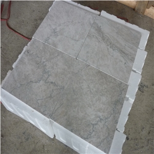 Cream Green Marble Tile Slab for Flooring Countertops