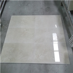 Crema Marfil Marble Tile Slab for Countertop Skirting