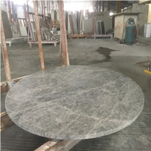 Grey Marble Table Coffee Tops Round Desk Stone