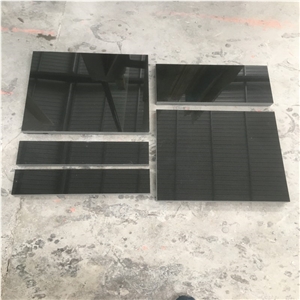 Hebei Black Granite Tiles Slab for Pavers Countertops