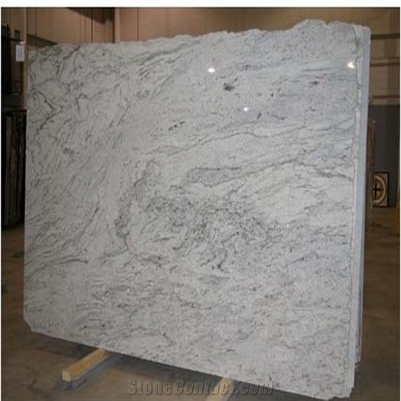 Indian River White Granite Slab Tiles for Countertop