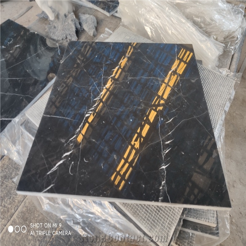 Nero Marquina Marble Black Marble Tile Cut to Size