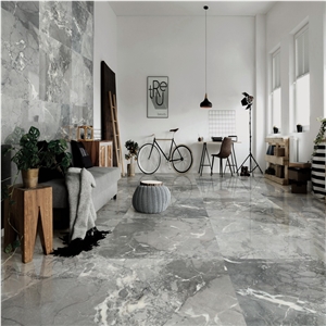 Polished Grey Marble for Flooring Walling Tiles