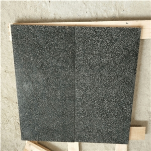 Polished Nero Impala Granite Flooring Tile Paving