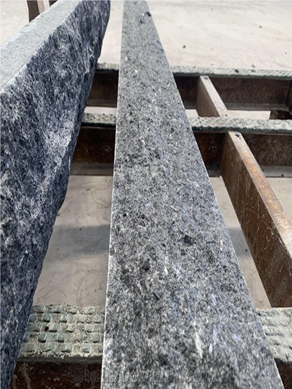 Angola Black Granite Natural Side Outdoor Steps