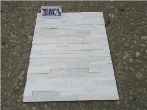 China White Quartzite Square Thin Stone Veneer