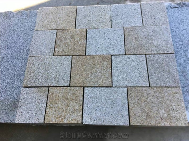 G682 Granite Cobblestone Driveway Paving Stone