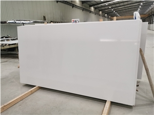 Guangdong Pure White Solid Surface Quartz Slab