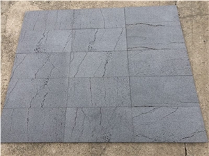 Hainan Grey Ants Line Basalt Floor Covering Tiles