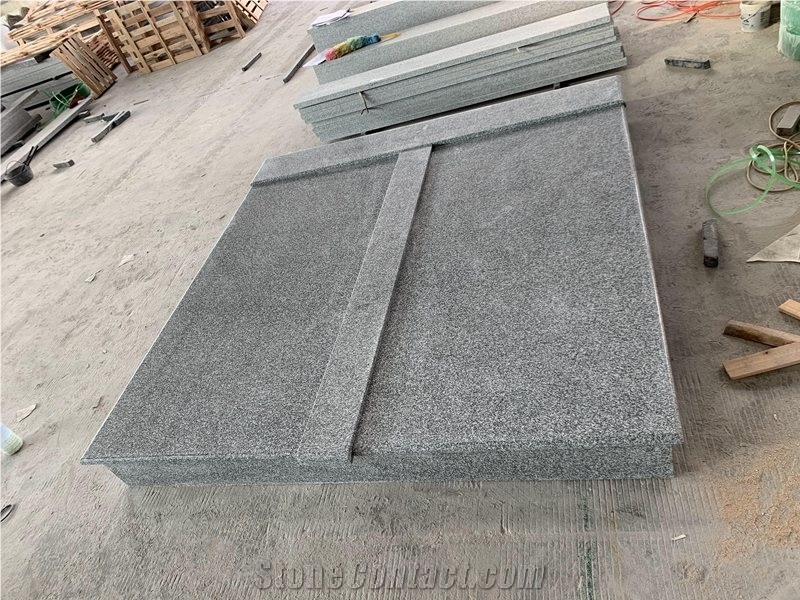 New G623 Grey Granite Cemetery Tombstones