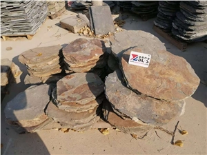 Rusty Slate Stone Flagstone Paving