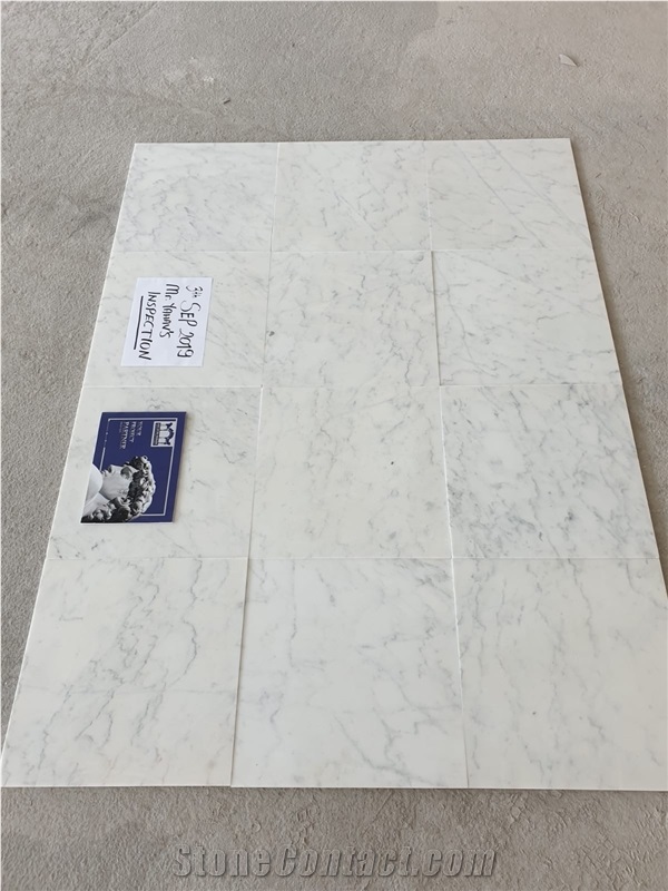 Mugla White Marble Tiles / Turkish White Marble