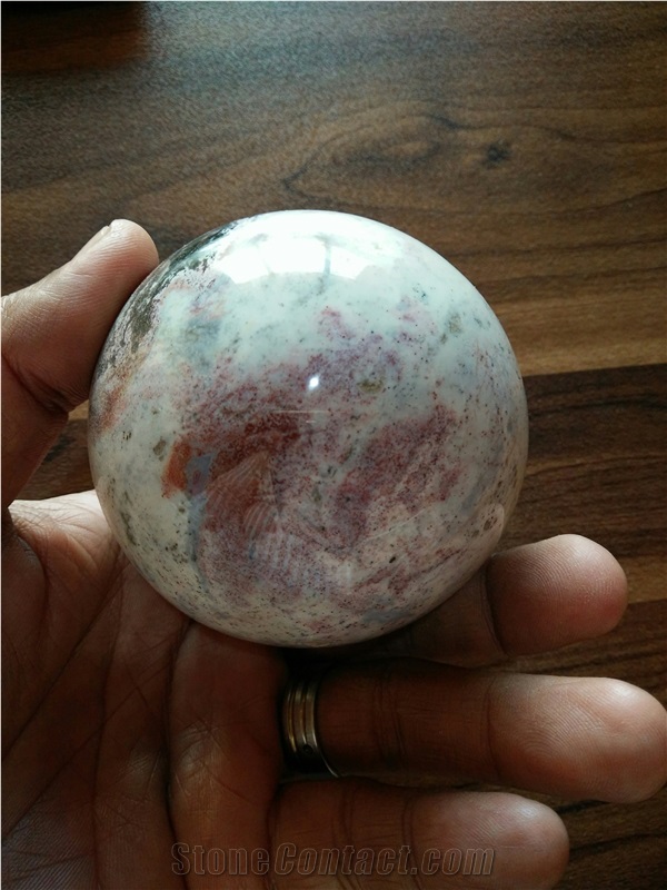 Ocean Jasper Jade Stone Sphere and Diffrent Form
